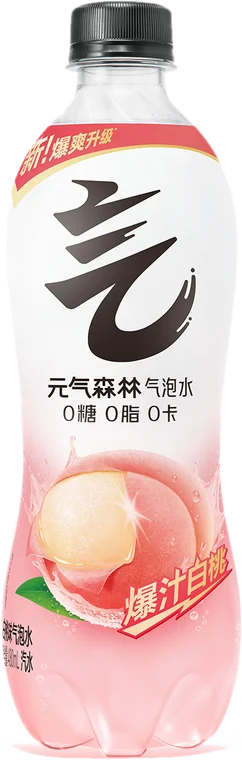 元气森林气泡水 白桃味